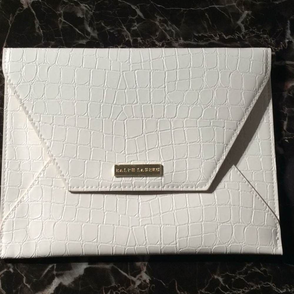 Ralph Lauren White Clutch